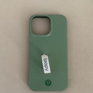 Loopy Case Olive Green Phone Cover IPhone 14 Pro Max